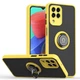 Чехол Fiji Colorframe для Samsung Galaxy M33 5G (M336) матовый бампер с кольцом подставкой Yellow - изображение 1