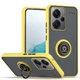 Чохол Fiji Colorframe для Xiaomi Redmi Note 13 Pro Plus 5G матовий бампер з кільцем підставкою Yellow - зображення 1