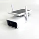 Беспроводная камера WIFI-камера видеонаблюдения Solar WiFi Camera 4Mp, уличная камера наблюдения с солнечной панелью Белая ABQ-Q1 - изображение 10