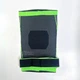 Наколенник для суставов спортивный компрессионный Knee Support KS-001, ортопедический бандаж для фиксации и защиты коленного сустава при травмах, спорте, реабилитации, эластичный фиксатор размер М Серый с зеленым, KS-001-M - изображение 5