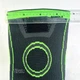 Наколенник для суставов спортивный компрессионный Knee Support KS-001, ортопедический бандаж для фиксации коленного сустава при травмах, спорте, реабилитации, эластичный фиксатор размер XXL Серый с зеленым, KS-001-XXL - изображение 10