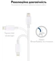 Кабель для быстрой зарядки iPhone 8 X 11 12 13 14 Plus Pro Max с разъемом Apple Lightning to Type-C (USB-C) зарядка для айфона 1M шнур для iPad Cable IOS Black - изображение 7