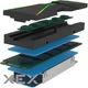 Радіатор охолодження Xilence M2SSD Cooler ARGB M2SSD.B.ARGB (XC401) - зображення 6