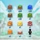 Детский магнитный конструктор в стиле Minecraft, 128 кубиков (MN2025128) - изображение 4