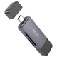 Кардридер Hoco USB3.0/ Type-C TF/SD 5Gbps 2TB Card Reader Spirit 2-in-1 (Hoco_HB45TC/USB3.0) - зображення 6