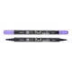 Маркер акварельний SANTI Brush Marker SWB-12 фіалковий двосторонній 391068 - зображення 1