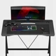 Геймерский компьютерный стол Gamer Huzaro Hero 1.4 Black - изображение 4
