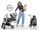 Прогулочная складня коляска с регулируемой спинкой Nukido Paseo Grey - изображение 4