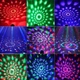Светодиодная лампа на подставке шар Rgb mp3 с пультом диско лампа ночник со светомузыкой - изображение 5