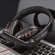 Игровые наушники Ovleng X6 накладные для игр с проводным подключением с микрофоном черные Игровая аудиогарнитура - изображение 4