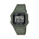 Мужские наручные часы Casio W-217H-3A Зеленые\Черный экран\Зеленый ремешок - изображение 1