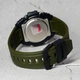 Спортивные Мужские наручные часы Casio MWQ-100-3A Серебристые\Зеленый экран\Зеленый ремешок - изображение 5