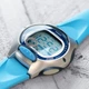 Наручные часы Casio LW-200-2B Серебристые\Синий экран\Голубой ремешок - изображение 5