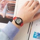 Наручные часы Casio LW-200-4A Черные\Серый циферблат\Красный ремешок - изображение 6