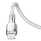 Кабель Baseus Cafule Series Metal Data Cable Type-C to iP PD 20W 1m White (CATLJK-A02) - изображение 5