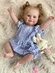 Коллекционная Силиконовая Кукла Реборн Reborn Анатомическая Девочка Пупс с Волосами Лола (Виниловая Кукла) 50 см - изображение 2