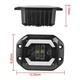 Фара светодиодная LED J-09 24W LEADER ближний + дальний свет с поворотом (1шт) - изображение 5