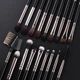 Профессиональные кисти для макияжа BEILI Black 18 единиц, натуральный ворс S5161-BX-E18 - изображение 2