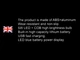 Ліхтар ручний Coba CB-C60 600 лм USB золотистий COB для туризму та кемпінгу - зображення 3