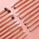 Профессиональные кисти для макияжа BEILI Pink 19 единиц, натуральный ворс S5161-FE19 - изображение 1