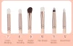 Профессиональные кисти для макияжа BEILI Pink 19 единиц, натуральный ворс S5161-FE19 - изображение 9