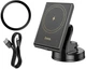 Автодержатель Hoco HW20 магнитный с беспроводной зарядкой 15W black - изображение 3