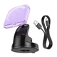 Автодержатель Hoco HW18 магнитный с беспроводной зарядкой 15W romantic purple - изображение 2
