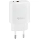 Мережевий зарядний пристрій Gelius X-Duo GP-HC014 USB+Type-C QC3.0/PD20W White - изображение 1
