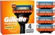 Сменные кассеты (лезвия) для бритья Gillette Fusion5 Power 4 шт (81900025) - изображение 1