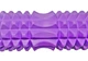 Массажный ролик для йоги EasyFit Grid Roller 33 см v.1.2 из EVA-пены и прочного пластика Фиолетовый (33-102-EF-2022-V) - изображение 3