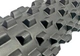 Масажний ролик EasyFit Grid Roller PRO 45 см з піни EVA з масажною 3D поверхнею і високоміцного пластику Чорний (33-102-EF-2029-BK) - зображення 3