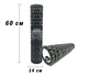 Массажный роллер EasyFit Grid Roller 60 см v.3.1 из EVA пены с массажной поверхностью Черный (33-102-EF-2037-BK) - изображение 2