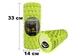 Массажный ролик EasyFit Grid Roller 33 см v.1.1 из EVA-пены с массажной 3D поверхностью до 110 кг Салатовый (33-102- EF-2020-GN) - изображение 1