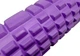 Массажный ролик EasyFit Grid Roller 33 см v.1.1 из EVA-пены с массажной 3D поверхностью до 110 кг Фиолетовый (33-102-EF-2020-V) - изображение 3