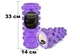 Массажный ролик EasyFit Grid Roller PRO из пены EVA с массажной поверхностью 33 см Фиолетовый (33-102-EF-2015-V) - изображение 2