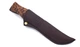 Ніж AHTI Jahti Puukko 100 мм, 80CrV2 58HRC, 100x27x3.2 мм - лезо, чохол - шкіра, BRISA - зображення 3