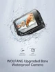 Экшн-камера WOLFANG GA420 / 170° / 24Мп / 4K / 60fps / Wi-Fi / Влагозащищенная / Черная Б/В - изображение 3
