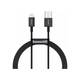 Дата кабель USB 2.0 AM to Lightning 1.0m 2.4A Superior Series Black Baseus (CALYS-A01) - изображение 1