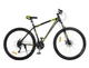 Велосипед CrossBike 27,5 Everest Рама-19,5` black green - изображение 1