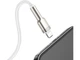Кабель BASEUS USB Cable to Lightning Cafule Metal 2.4A 1m White (CALJK-A02) - зображення 4