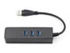 Мультипортовий адаптер Dynamode USB-C 3.1 RJ-45 + 3-Port (USB3.1-TYPEC-RJ45-HUB3) - изображение 4