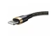 Кабель BASEUS Cafule Cable USB 1.5A 2m Gold+Black (CALKLF-CV1) - зображення 2