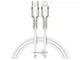 Кабель BASEUS USB Type-C - Lightning 1m White (CATLJK-A02) - зображення 1