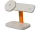 Бездротовий зарядний пристрій Canyon Hexagon WCS-310 Wireless Charging Station Light Gray/Orange (CNS-WCS310LGOR) - изображение 2