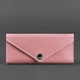 Кошелек женский вместительный из натуральной кожи с тремя отделениями розовый(BB_30002546) - изображение 5