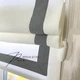 Римская штора ROMANTINT РИГА 50х200 с серым кантом на подкладке и ручным механизмом - изображение 10