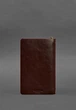 Кожаный блокнот (софт-бук) 8.0 на резинке бордовый краст (A-028076) - изображение 2