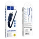 Кабель HOCO X59 USB to iP 2.4A, 1m, nylon, TPE connectors, Blue (6931474744883) - изображение 4