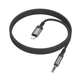 Переходник BOROFONE BL24 Graceful digital audio conversion cable AUX to Lightning, Metal Grey - изображение 3