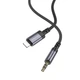 Переходник BOROFONE BL24 Graceful digital audio conversion cable AUX to Lightning, Metal Grey - изображение 5